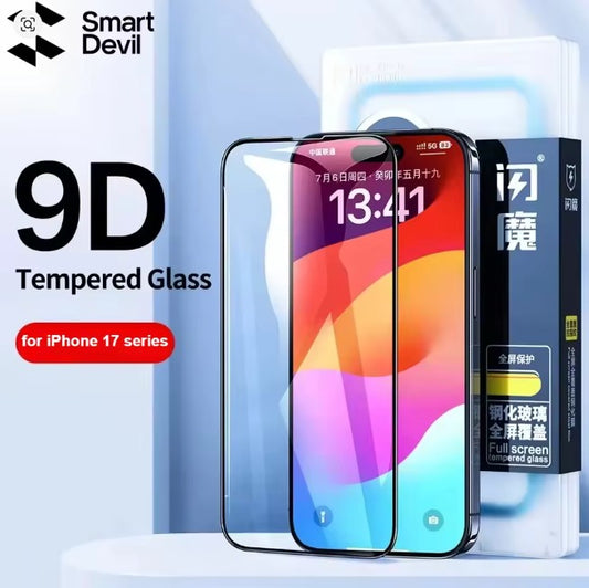 2 מגני מסך SMARTDEVIL לאייפון 17 / 17 פרו – זכוכית מחוסמת HD, התקנה קלה